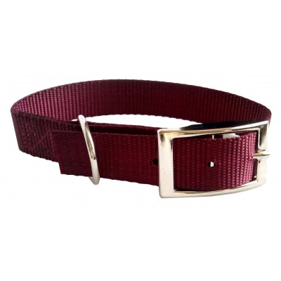 Collier simple avec boucle style ceinture 1'' X 28''