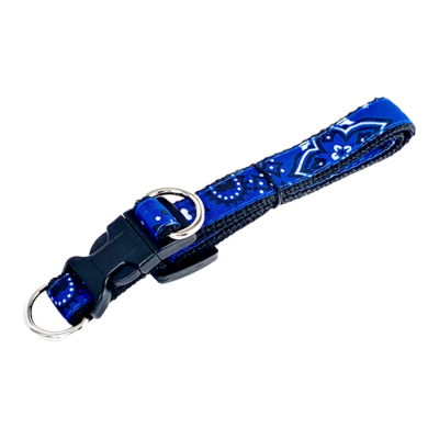 Collier 3/4'' à motifs Bandana avec boucle de...