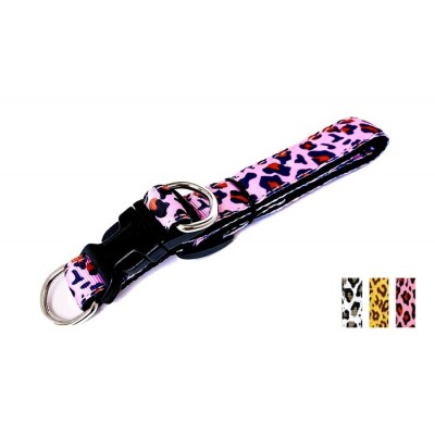 Collier 5/8'' à motifs Léopard avec boucle de...