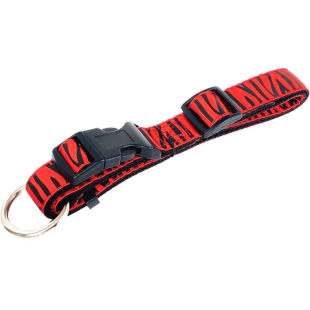Collier à anneau 1'' à motifs Tigré