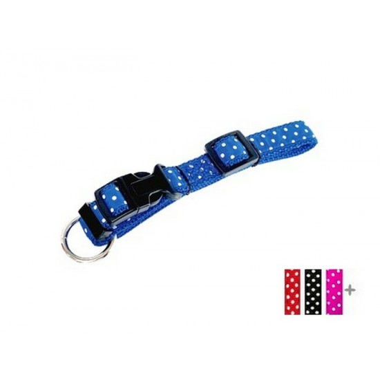Collier à anneau 3/4'' à motifs Pois Collier à anneau 3/4'' à motifs Pois