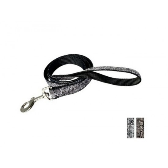 Laisse 1'' à motifs Serpent