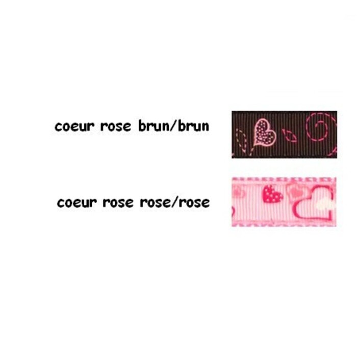 Laisse 3/4'' à motifs Coeurs Laisse 3/4'' à motifs Coeurs