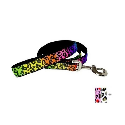 Laisse 3/4'' à motifs Léopard