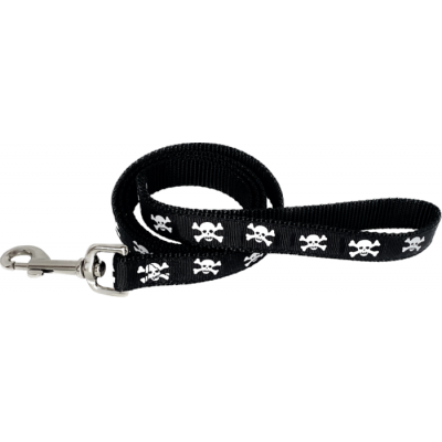 Laisse 3/4'' à motifs Pirate