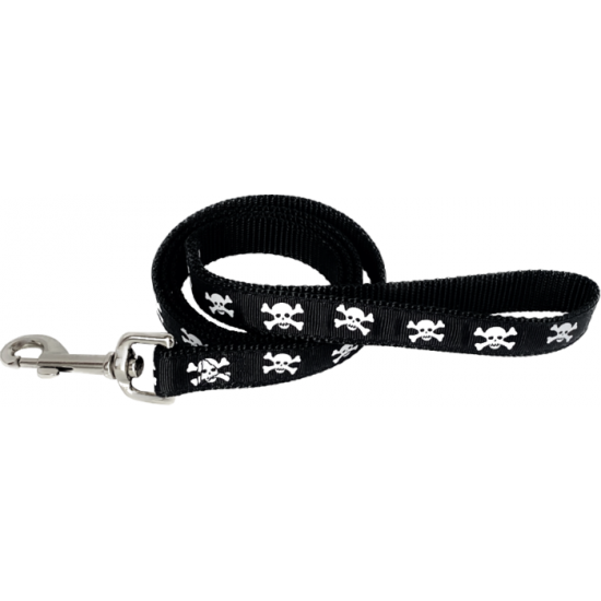 Laisse 3/4'' à motifs Pirate