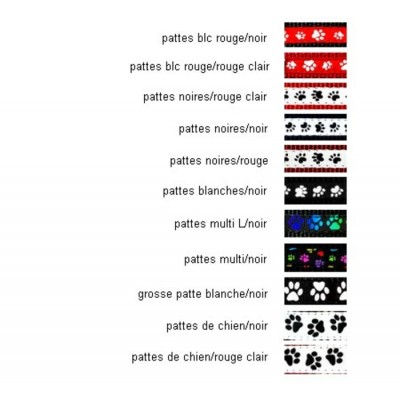 Harnais ''EZ'' 5/8'' à motifs Pattes