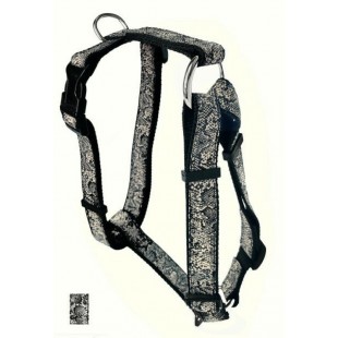 Harnais ajustable 1'' à motifs Serpent pour chien