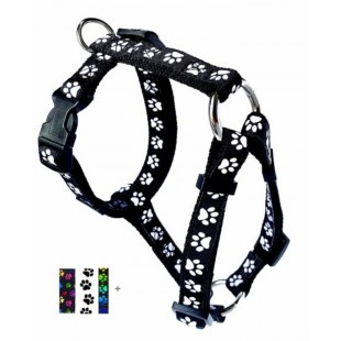 Harnais ajustable 3/4'' à motifs Pattes pour...