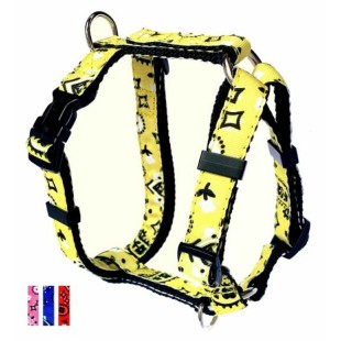Harnais ajustable 5/8'' à motifs Bandana pour...