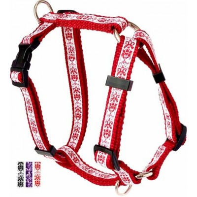 Harnais ajustable 5/8'' à motifs Damask pour...