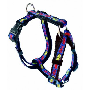 Harnais ajustable 5/8'' à motifs Bang Pow pour...