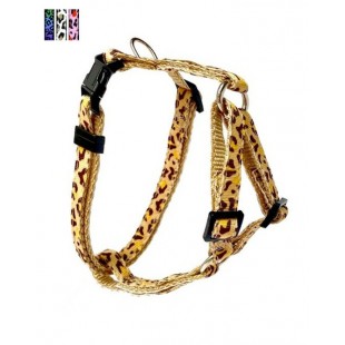 Harnais ajustable 3/8'' à motifs Léopard pour...