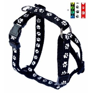 Harnais ajustable 3/8'' à motifs Pattes pour...
