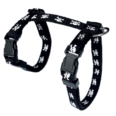 Harnais en ''H'' 3/8'' à motifs Pirate
