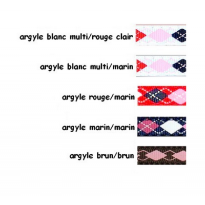 Harnais ''EZ'' 3/8'' à motifs Argyle