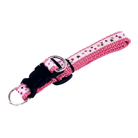 Collier 5/8'' à motifs Étoiles avec boucle de plastique