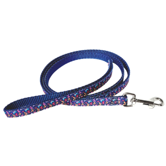 Laisse 3/8'' à motifs Papillons
