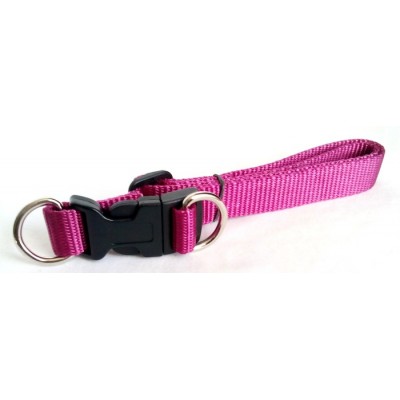 Collier ajustable avec boucle de plastique 1''