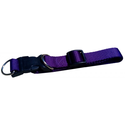 Collier ajustable avec boucle de plastique 3/4''