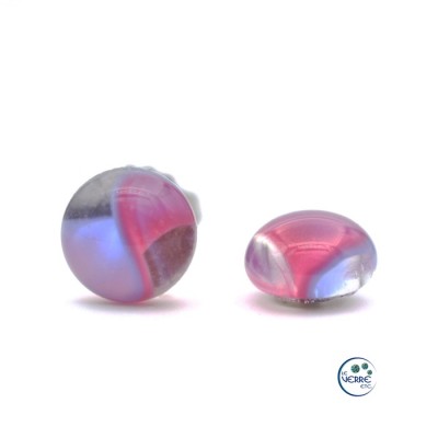Boucles d'oreilles en verre 