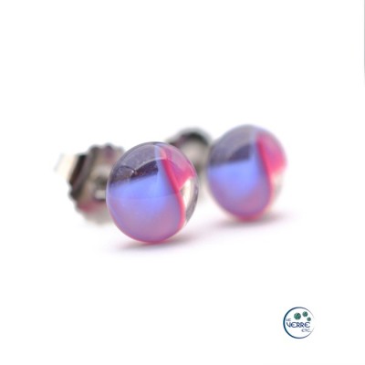 Boucles d'oreilles en verre 
