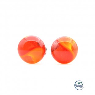 Boucles d'oreilles en verre