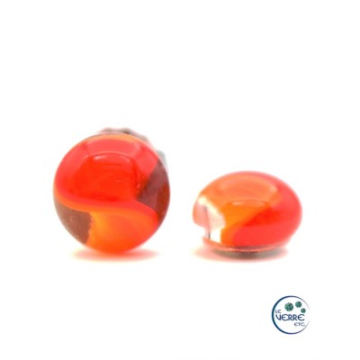 Boucles d'oreilles en verre