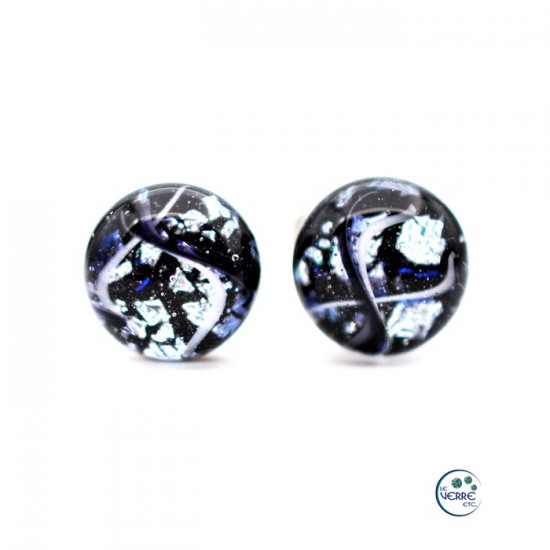 Boucles d'oreilles en verre 