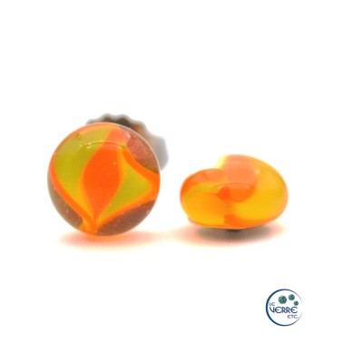 Boucles d'oreilles en verre 