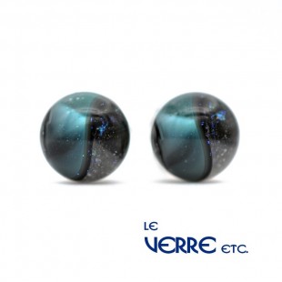Boucles d'oreilles en verre 