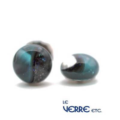 Boucles d'oreilles en verre 
