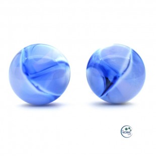 Boucles d'oreilles en verre 