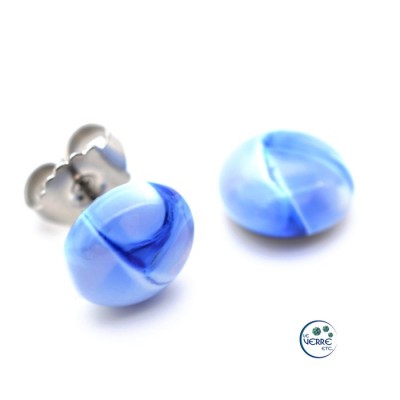 Boucles d'oreilles en verre 