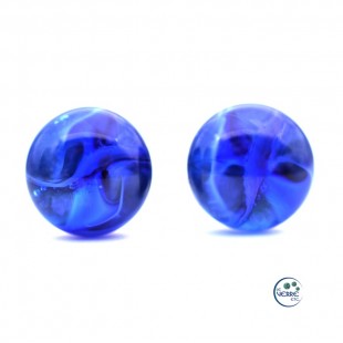 Boucles d'oreilles en verre 