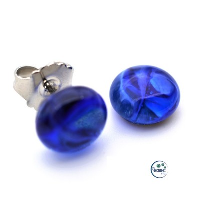 Boucles d'oreilles en verre 