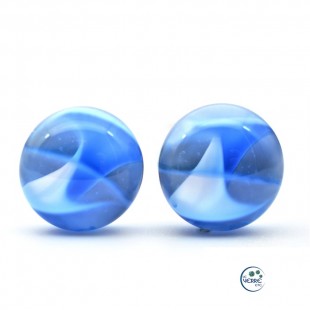 Boucles d'oreilles en verre 