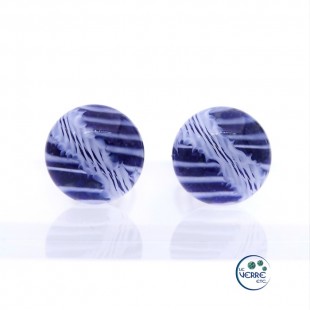 Boucles d'oreilles en verre
