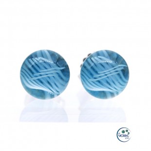 Boucles d'oreilles en verre 