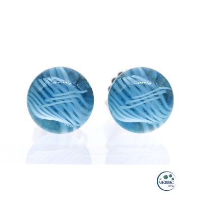 Boucles d'oreilles en verre 