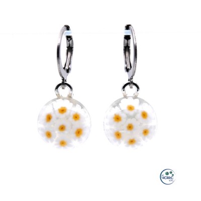 Boucles d'oreilles millefiori 