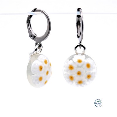Boucles d'oreilles millefiori 