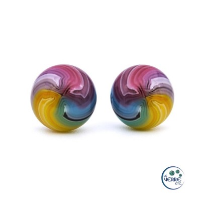 Boucles d'oreilles torsadé 