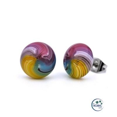 Boucles d'oreilles torsadé 