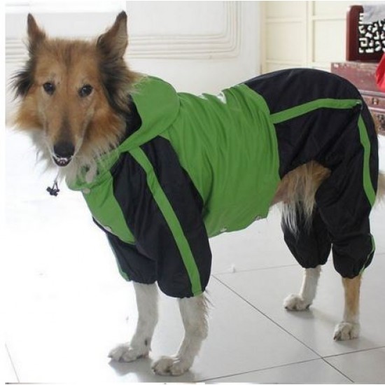 Imperméable Deux Tons pour chiens de grandes...