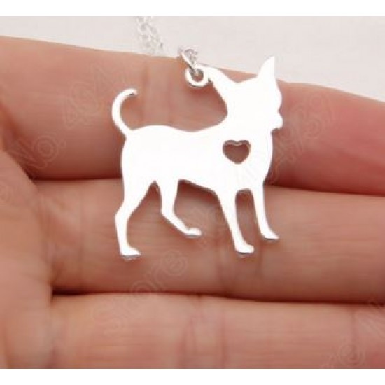 Chaine et pendentif Chihuahua