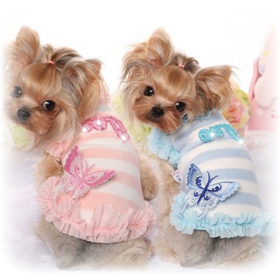 Chandail d'Hiver Cute Butterfly pour chiens