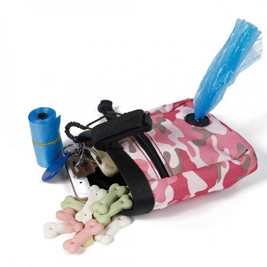 Sac d'entrainement pour chien-sac pour récompenses camouflage-Dog training treat bag