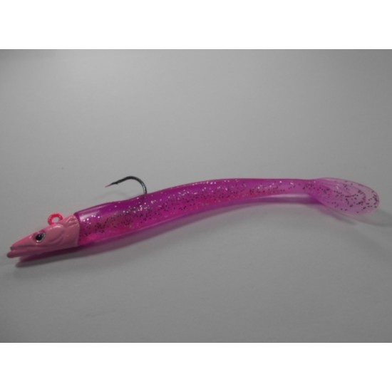 jig tête rose et queue rose   16gr. 11cm. Des...