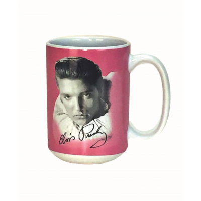 Tasse à café Elvis Presley / Rose